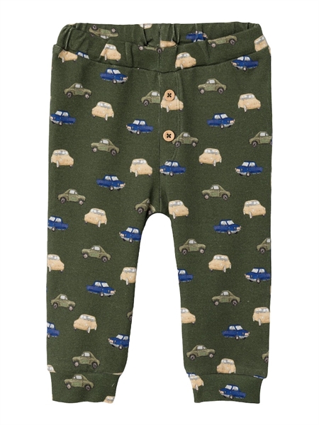 Name It Baby Bukser Med Biler Kush Rifle Green