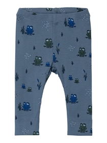 NAME IT Rib Leggings Nolan Bluefin