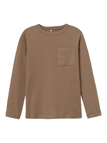 NAME IT Modal Rib Bluse Oland Cocoa Creme