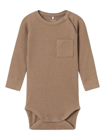NAME IT Modal Rib Body Oland Cocoa Creme