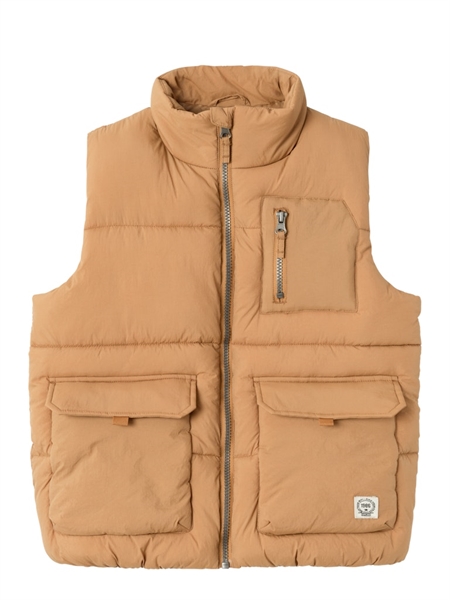 Name It Brown Sugar Puffer Vest - Str. 8y 128cm