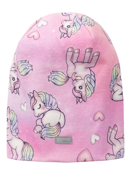 Name It Moppy Beanie Hue - Pink Lavender