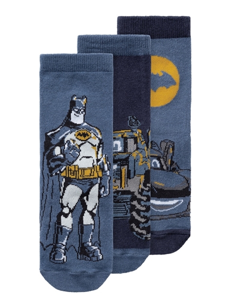 Name It Strømper Bering Sea Med Batwheels Print 3-pak - Str. 22/24