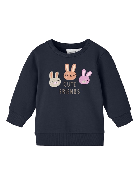 NAME IT Sweatshirt Vrillie Dark Sapphire Rabbit