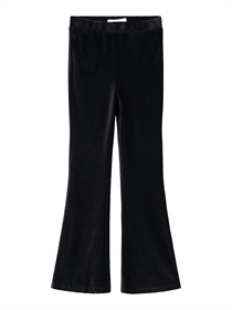 NAME IT Velour Bootcut Bukser Oringe Black