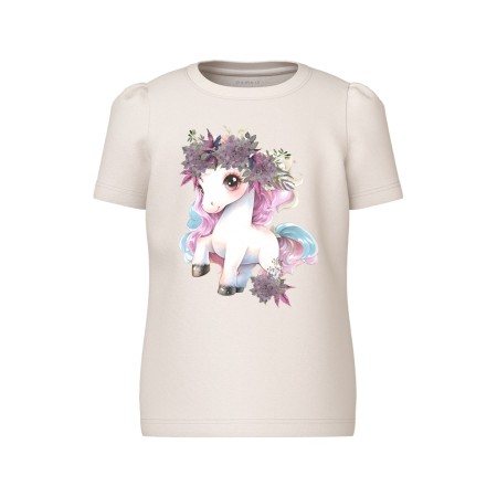 NAME IT Enhjørning T-shirt Naia Jet Stream