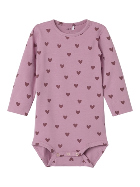 Name It Felly Langærmet Body - Mauve Orchid