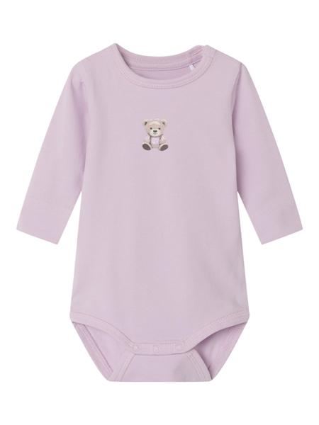 Name It Nicky Corsage Langærmet Body - Rosa