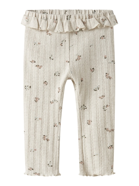 NAME IT Hulmønster Leggings Lower Peyote Melange