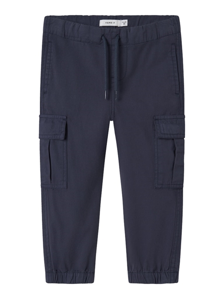 NAME IT Twill Cargo Bukser Ryan Mood Indigo