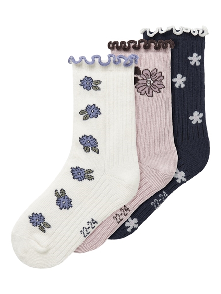 NAME IT 3-Pak Strømper Oalia Burnished Lilac