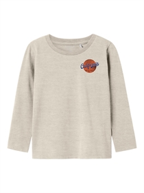 NAME IT Langærmet Bluse Noxo Peyote Melange