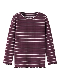 NAME IT Bluse Olena Mauve Wine