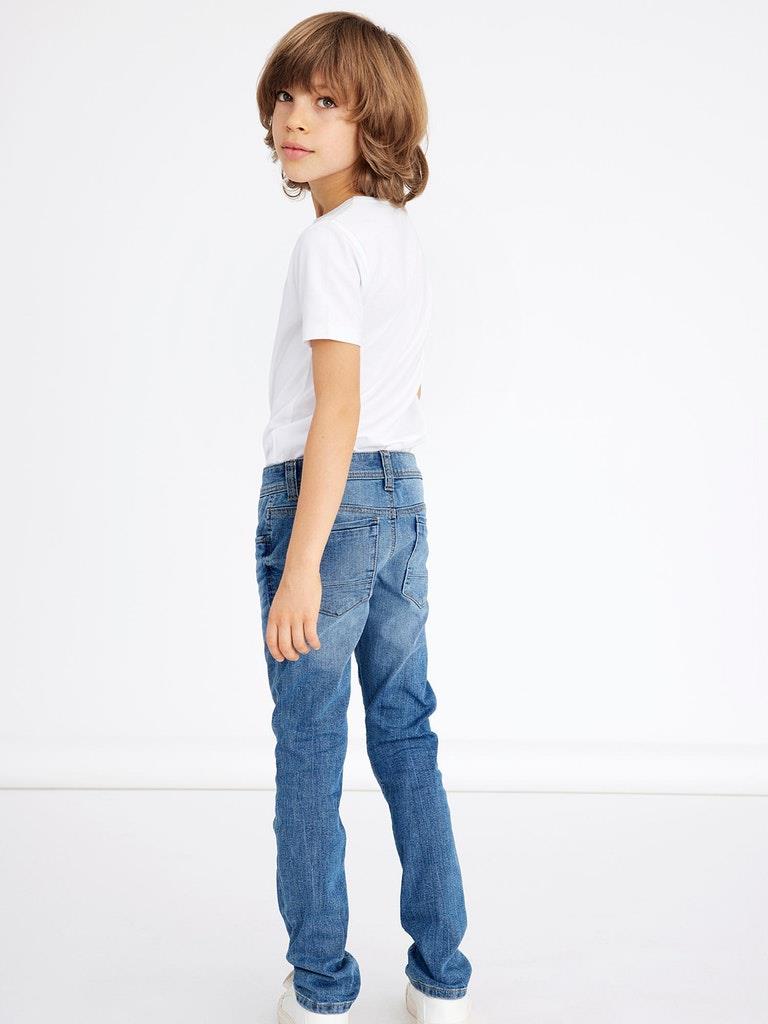 NAME IT Theo Medium Fit Blue X-Slim Jeans