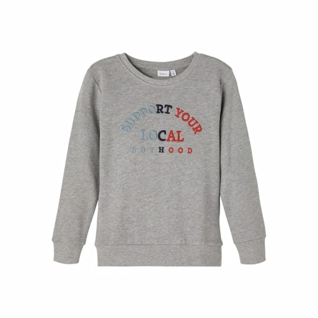 NAME IT Sweatshirt Lukas Grey