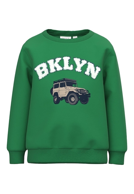 NAME IT Sweatshirt Med Bil Print Konrad Rolling Hills