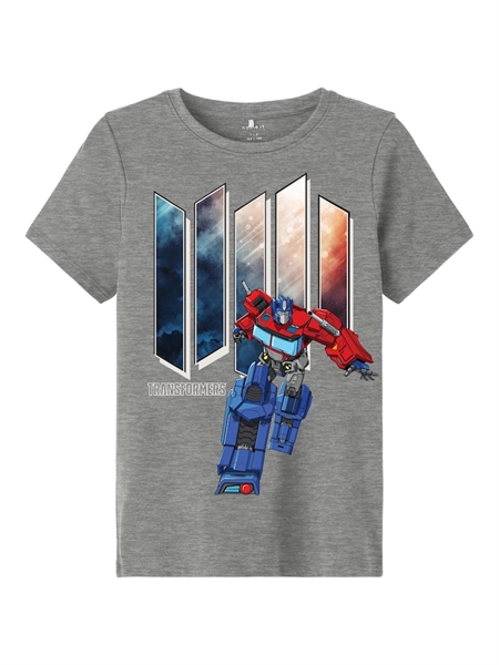 NAME IT Transformers T-shirt Jim Grey Melange