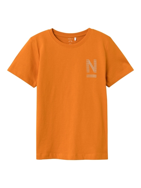 NAME IT Kortærmet T-shirt Lasto Autum Maple