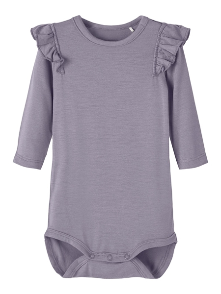 NAME IT Modal Body Kessie Lavender Gray