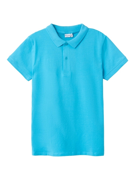 8: NAME IT Polo T-shirt Vilukas Blue Atoll