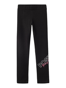 NAME IT Leggings Med Tekst Print Vianne Black