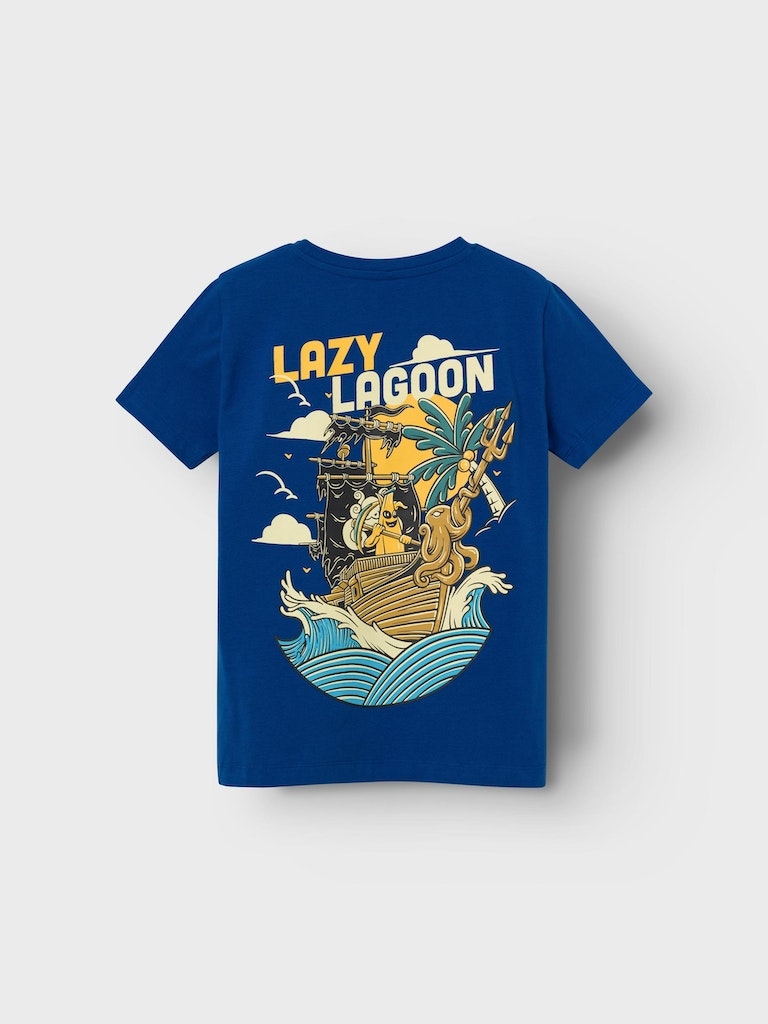 Premonition Kro plukke NAME IT Fortnite T-shirt Asym True Blue