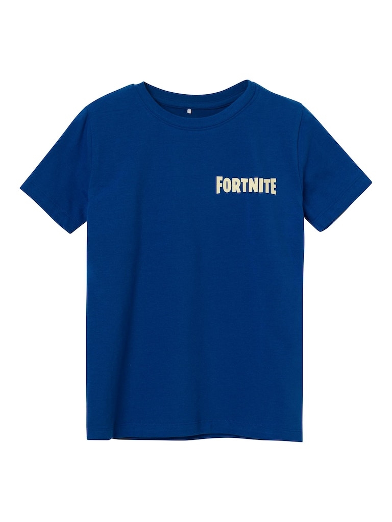 Premonition Kro plukke NAME IT Fortnite T-shirt Asym True Blue