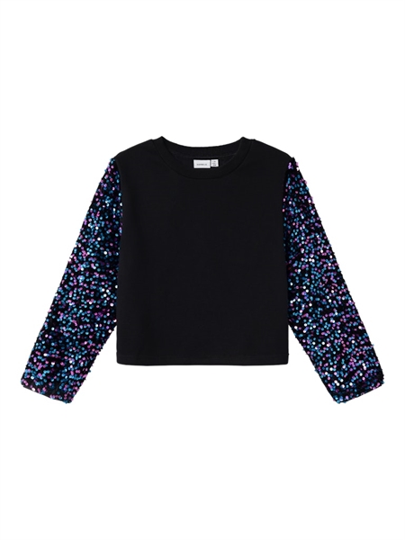 NAME IT Paillet Bluse Runica Black