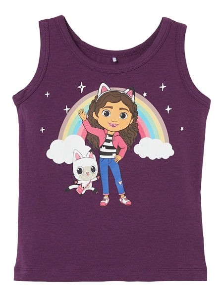 NAME IT Gabby Cat Tanktop Ordina Plum Purple