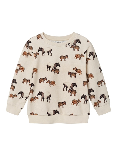 NAME IT Tapir Sweatshirt Natapir Oatmeal