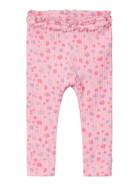 NAME IT Modal Rib Leggings Olea Candy Pink