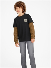 NAME IT Langærmet Bluse Varto Black
