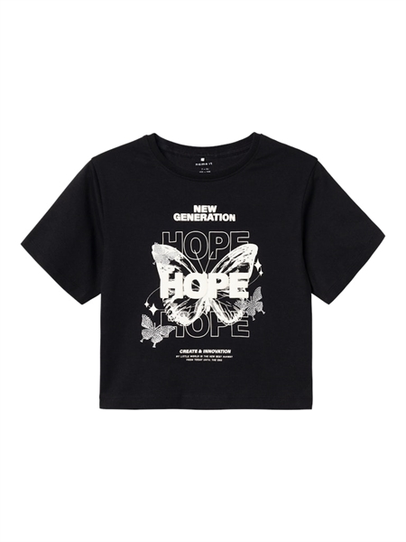 NAME IT Kort T-Shirt Nole Black