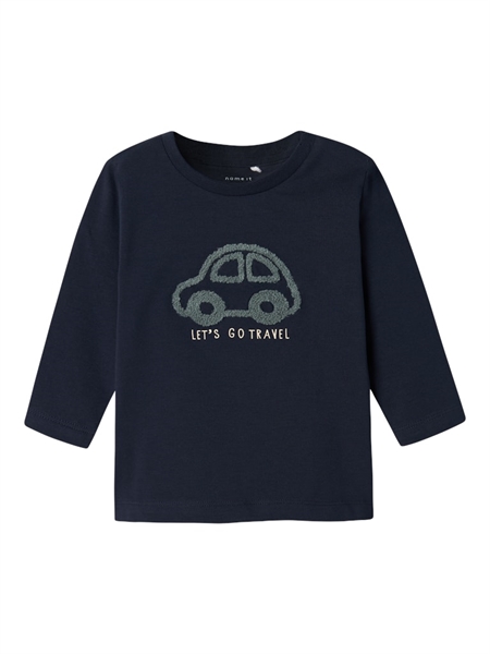 NAME IT Langærmet Bluse Shino Dark Sapphire billede