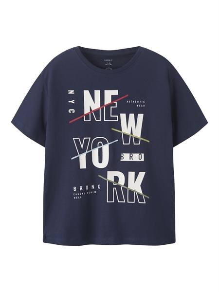 NAME IT T-shirt Kingston Mood Indigo