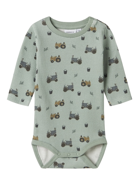 NAME IT Langærmet Body Lactor Jadeite