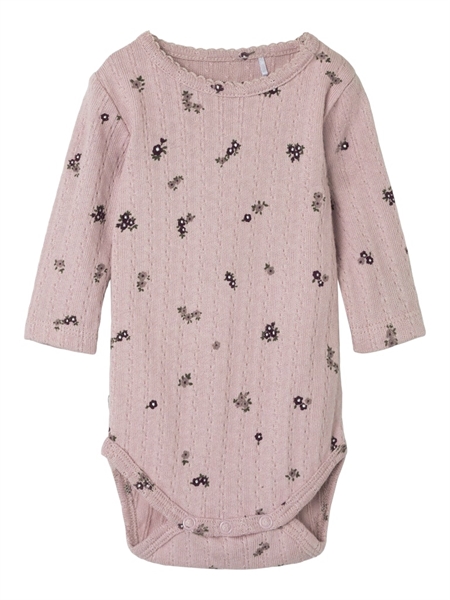 NAME IT Hulmønster Body Lower Burnished Lilac