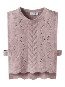 NAME IT Strik Vest Lea Burnished Lilac