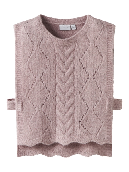 NAME IT Strik Vest Lea Burnished Lilac