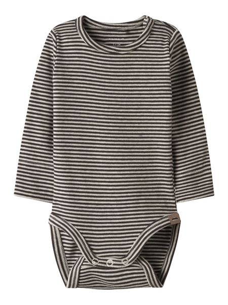 NAME IT Langærmet Body Berro Seal Brown