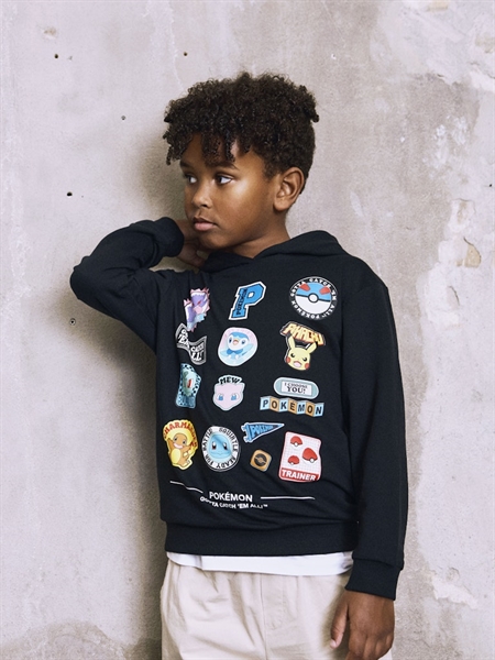 NAME IT Pokemon Jimm Sweat Hoodie Black