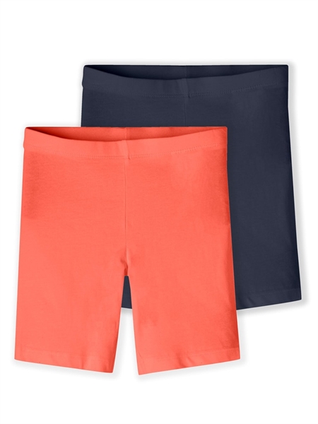 NAME IT 2-Pak Cykelshorts Vivian Dark Sapphire & Coral