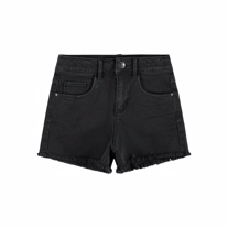 NAME IT Højtaljede Denim Shorts Randi Black