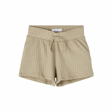 NAME IT Rib Shorts Nola Silver Sage