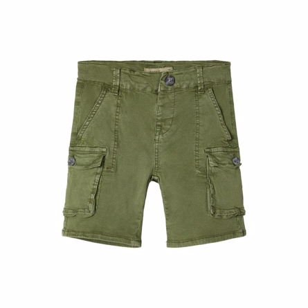 NAME IT Baggy Fit Cargo Shorts Batella Grøn