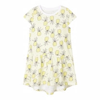 NAME IT Kortærmet Kjole Vigga Limelight Pineapples