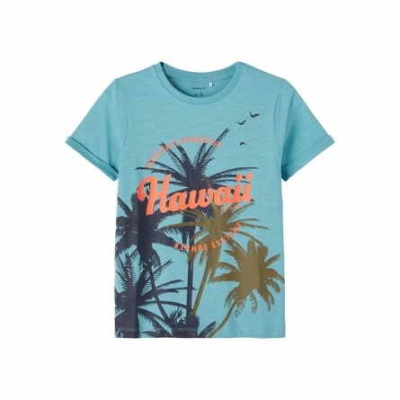 NAME IT Tee Johan Aqua