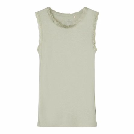 10: NAME IT Blonde Tanktop Freya Desert Sage