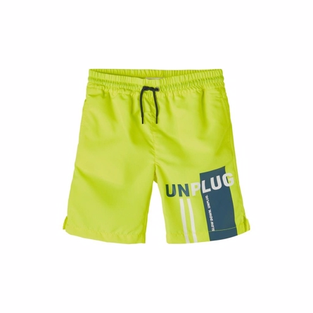 NAME IT Badeshorts Ruddy Safety Yellow