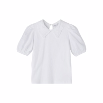 NAME IT Broderie Anglaise Top Haidil Bright White